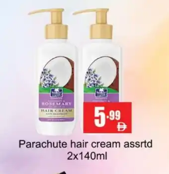 Gulf Hypermarket PARACHUTE Hair Cream offer