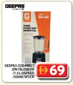 Grand Hyper Market GEEPAS Mixer / Grinder offer