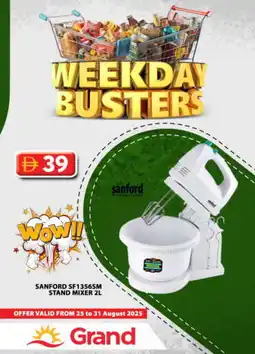 Grand Hyper Market SANFORD Mixer / Grinder offer