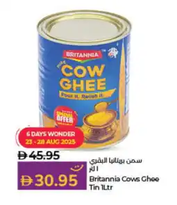 Lulu Hypermarket BRITANNIA Ghee offer
