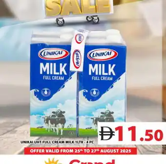 Grand Hyper Market UNIKAI Long Life / UHT Milk offer