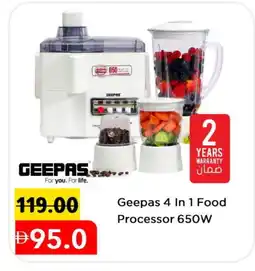 Mark & Save GEEPAS Food Processor offer