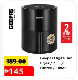 Mark & Save GEEPAS Air Fryer offer