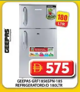 Grand Hyper Market GEEPAS Refrigerator offer