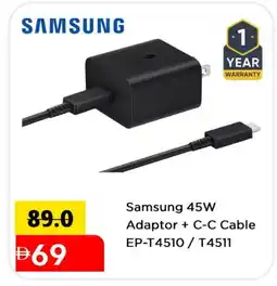 Mark & Save SAMSUNG Charger offer