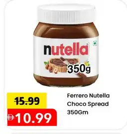 Mark & Save NUTELLA Chocolate Spread offer