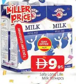 Al Madina SAFA Long Life / UHT Milk offer
