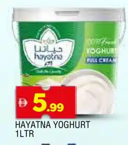 Al Madina HAYATNA Yoghurt offer