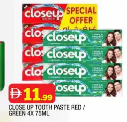 Al Madina CLOSE UP Toothpaste offer
