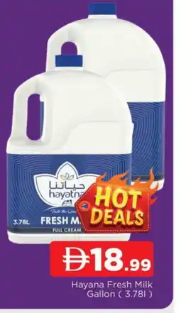 Al Madina HAYATNA Fresh Milk offer