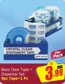 Delta Centre Basic Clear Tape + Dispenser Set offer
