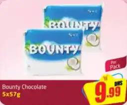 Delta Centre Bounty Chocolate offer