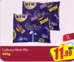 Delta Centre Cadbury Minis Mix offer