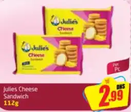 Delta Centre Julies Cheese Sandwich offer