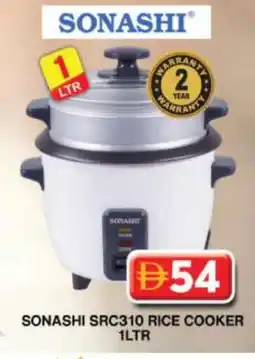 Grand Hyper Market SONASHI Rice Cooker offer
