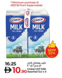 Lulu Hypermarket UNIKAI Long Life / UHT Milk offer
