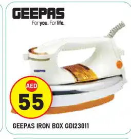 Baniyas Spike Hypermarket GEEPAS Ironbox offer