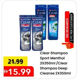Mark & Save CLEAR Shampoo / Conditioner offer