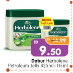 Al Madina Hypermarket DABUR HERBOLENE Petroleum Jelly offer