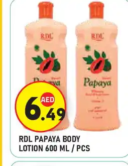 Baniyas Spike Hypermarket RDL Body Lotion & Cream offer
