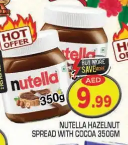 Baniyas Spike Hypermarket NUTELLA Chocolate Spread offer