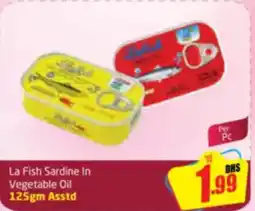Delta Centre La Fish Sardine In Vegetable Oil offer