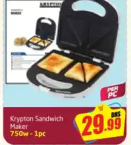 Delta Centre Krypton Sandwich Maker 750w offer