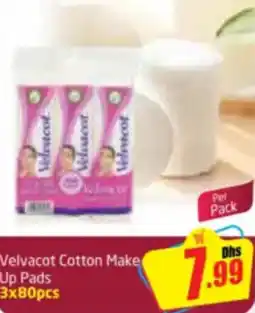 Delta Centre Velvacot Cotton Make Up Pads offer