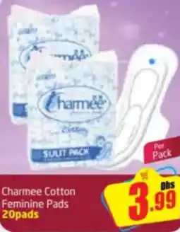Delta Centre Charmee Cotton Feminine Pads offer