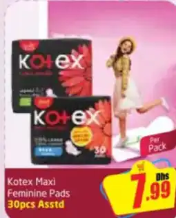Delta Centre Kotex Maxi Feminine Pads Asstd offer