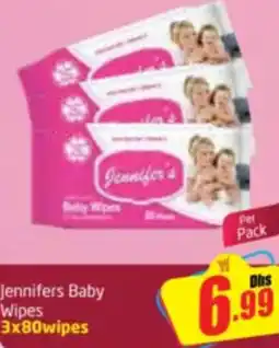 Delta Centre Jennifers Baby Wipes offer