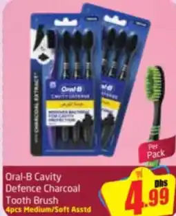 Delta Centre Oral-B Cavity Defence Charcoal Tooth Brush offer