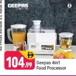Shaklan GEEPAS Food Processor offer