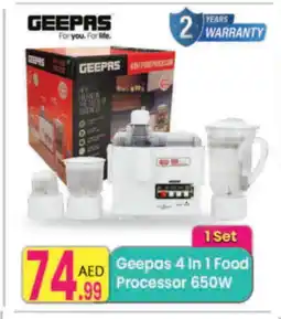 Everyday Center GEEPAS Food Processor offer