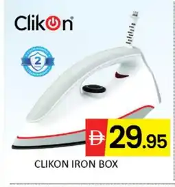 Al Madina CLIKON Ironbox offer