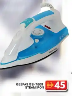 Grand Hyper Market GEEPAS Ironbox offer
