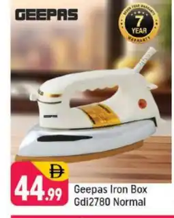 Shaklan GEEPAS Ironbox offer