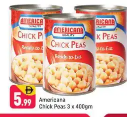 Shaklan AMERICANA Chick Peas offer