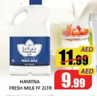 Mango Hypermarket LLC HAYATNA Fresh Milk offer