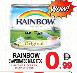 Friday Center RAINBOW Evaporated Milk offer