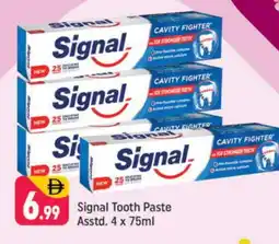Shaklan SIGNAL Toothpaste offer