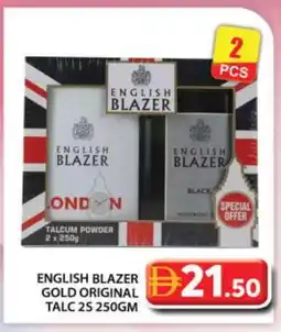 Grand Hyper Market ENGLISH BLAZER Talcum Powder offer