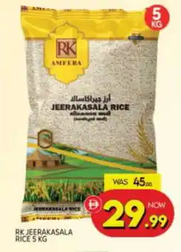 Al Madina RK Jeerakasala Rice offer