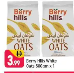 Shaklan BERRY HILLS Oats offer