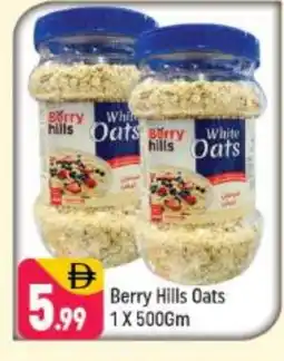 Shaklan BERRY HILLS Oats offer