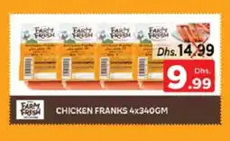 Nesto FARM FRESH Chicken Franks offer