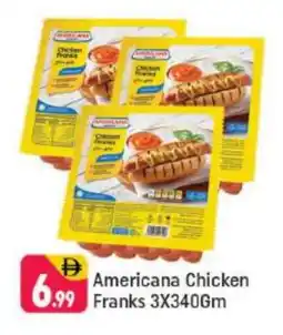 Shaklan AMERICANA Chicken Franks offer