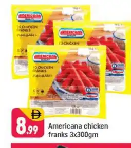 Shaklan AMERICANA Chicken Franks offer