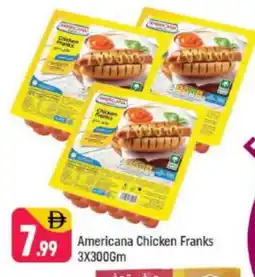 Shaklan AMERICANA Chicken Franks offer