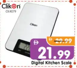 Al Madina Hypermarket CLIKON Kitchen Scale offer